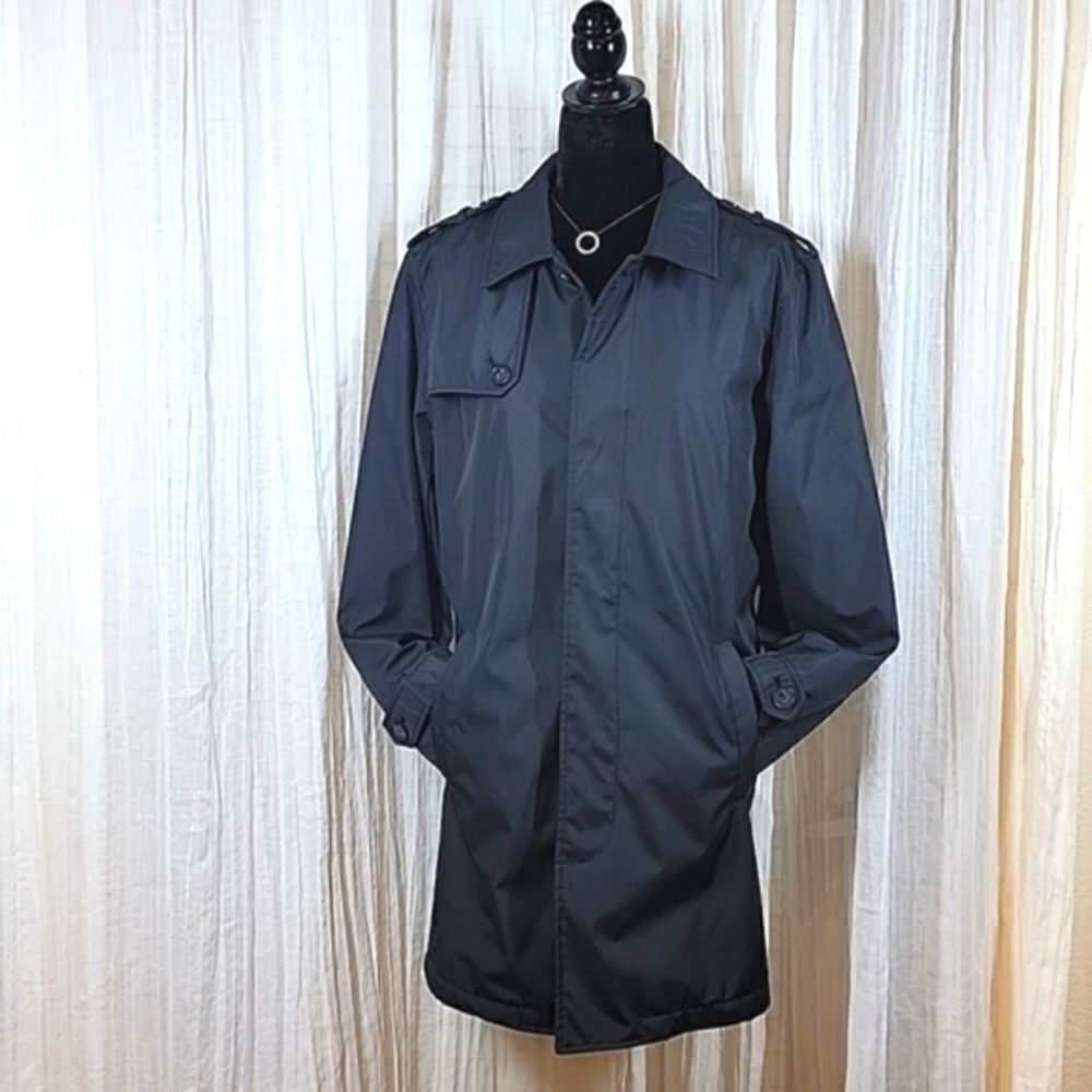 Kenneth Cole Reaction Black Water Repellant Jacket - Picture 5 of 16